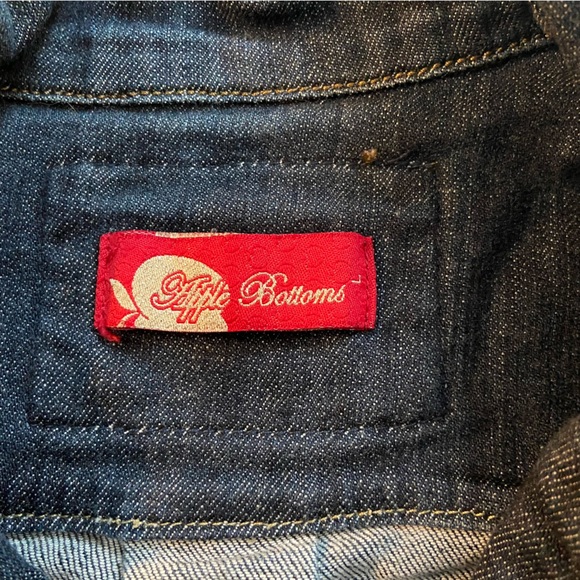 Y2k Apple Bottom Jeans Denim Vest - Picture 3 of 4